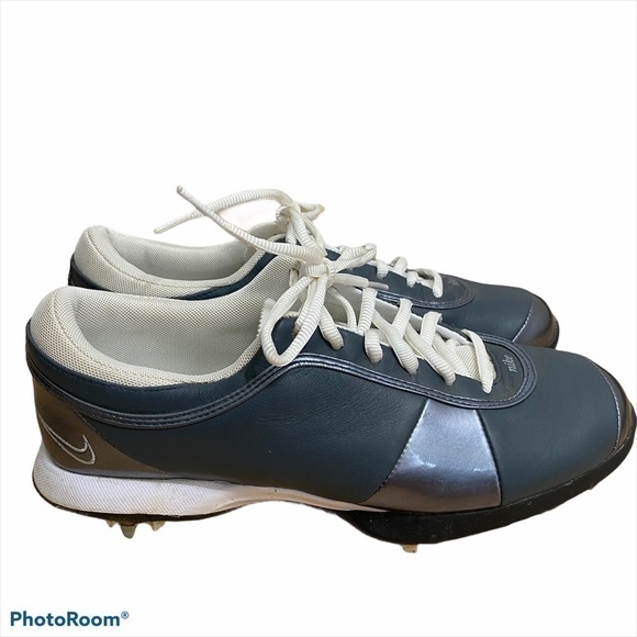 Nike Air Women’s Golf Shoes Gray Sz 7 Lace Up - Picture 1 of 10